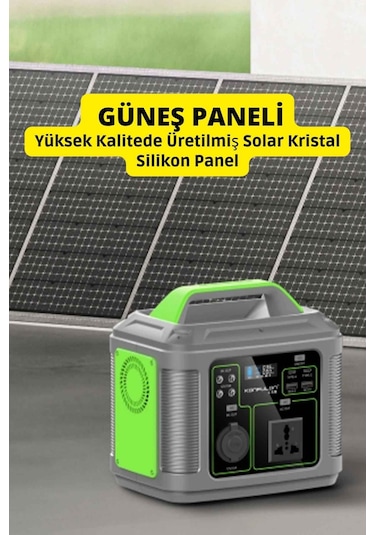 300 Watt 60.000 Mah 192 Wh Pd 60w Kapasiteli Çok Amaçlı Güç İstasyonu