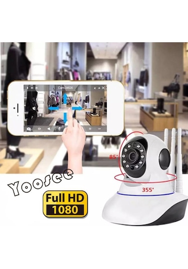 Angeleye Ks-515 Gece Görüşlü Hd 360 Derece Wifi İp Kamera