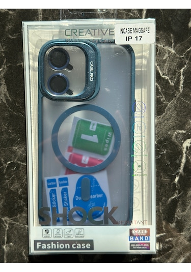 İphone 17 Kılıfı, Kaliteli Kamera Lens Koruyucu Dahil, Magsafe Uyumlu Darbe Dayanaklı, 3 Renk Lacivert