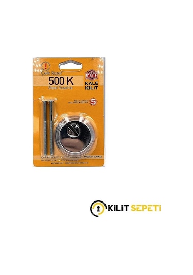 Kale 500k Çelik Kapı Rozeti Krom-393