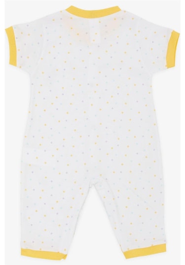 Breeze Kız Bebek Kısa Kollu Tulum Renkli Puantiye Desenli 0-3 Ay-6 Ay, Beyaz-Beyaz Breeze Kız Bebek Kısa Kollu Tulum Renkli Puantiye Desenli 0-3 Ay-6 Ay, Beyaz-Beyaz
