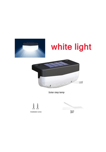 Uookzz Led Güneş Enerjili Merdiven Lambası - Su Geçirmez Bahçe, Teras Ve Peyzaj Aydınlatma Changeable