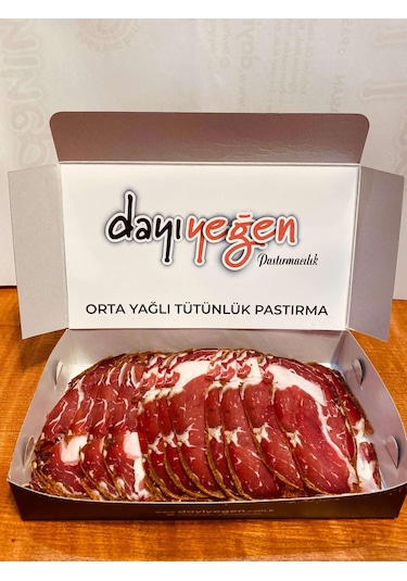 Dayı Yeğen Tütünlük Orta Yağlı Pastırma 1 KG