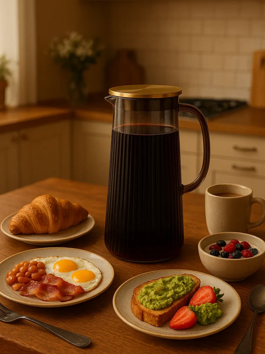 Glassreflection Filtre Kapaklı Cam Su Sürahisi 1200 Ml 400592297