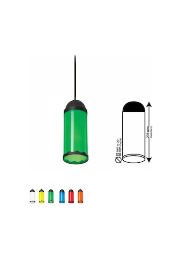 Zerpa 13302 Ağaç Feneri Plastik - Yeşil