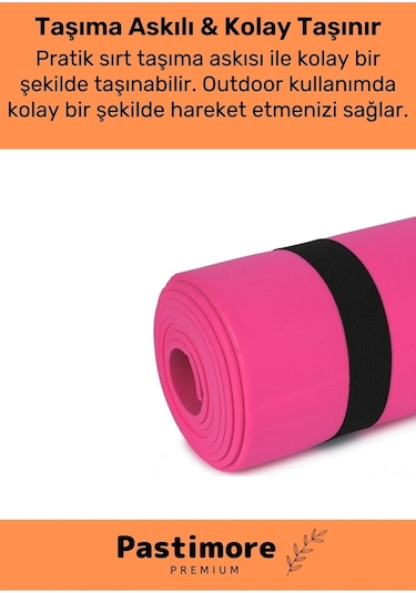 Su Geçirmez Konfor Modeli Taşıma Askılı Çift Taraflı Kamp Zemin Çadır 16 Mm Uyku Matı Yer Minderi Çok Renkli