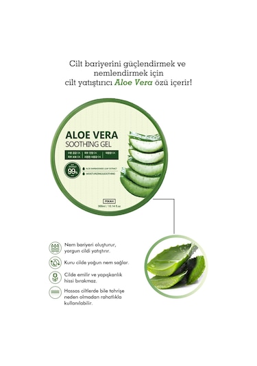 Pekah Aloe Vera İçeren Hassasiyet Karşıtı Yoğun Nemlendirici Jel 300 ML