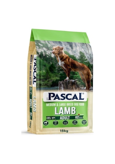 Pascal Kuzu Etli Orta Ve Büyük Irk Yetişkin Köpek Maması 15 Kg