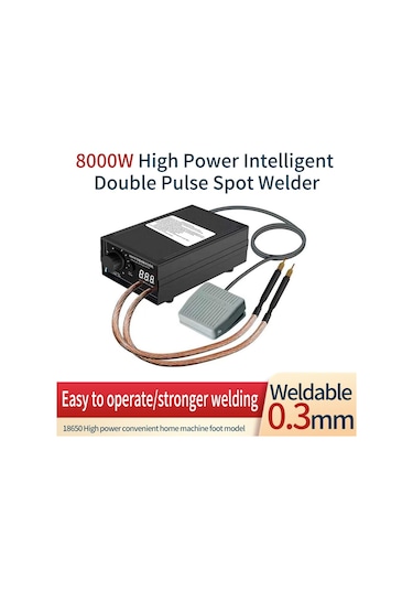 Hallow 8000 W Yüksek Güçlü Çift Darbe Punta Kaynak Makinesi