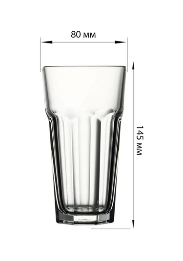 Pasabahce Yüksek Cam Bardaklar 365 Ml 6'lı Set 12160174 Beyaz