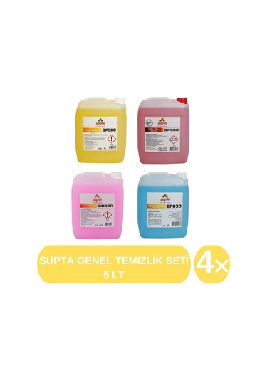 Supta Genel Temizlik Seti 4 x 5 KG