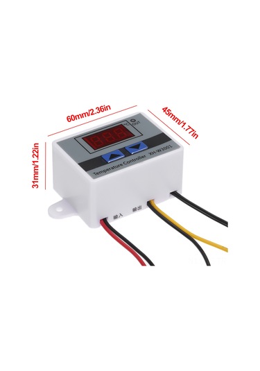 Jeemson Xh-w3001 Mikroişlemci Sıcaklık Kontrol Cihazı - Dijital Ekranlı Akıllı Termostat, 220v, Kolay Kurulum Ve Ayar, -50 C 110 C Aralığı