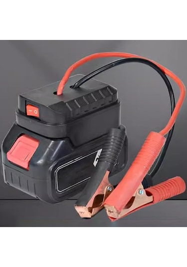 Geeksen Kış Uyumlu Araba Acil Başlatma Gücü, Çift Usb Çok Fonksiyonlu Taşınabilir Li-poly Batarya, Siyah