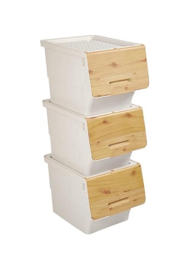Geseus Motek Organızer Tekerlekli Eşya Ve Erzak Kutusu 3x33 Lt-Mt