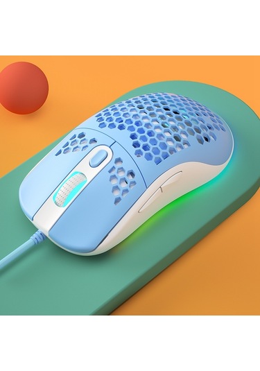 Cbtx Iblancod GM01 Hafif Petek RGB Arkadan Aydınlatmalı 6D Programlanabilir Mouse