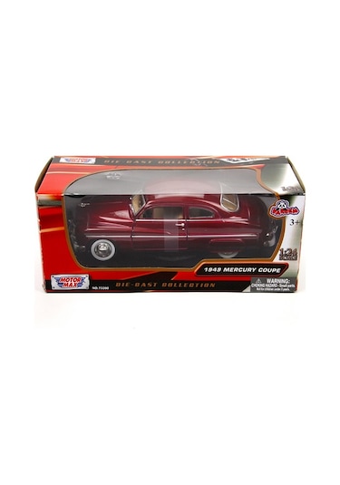 Motormax 1949 Mercury Coupe 1/24 Bordo Model Araba