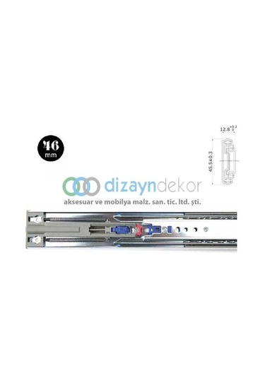 Teleskopik Bilyalı Frenli Ray 46 X 350 Mm