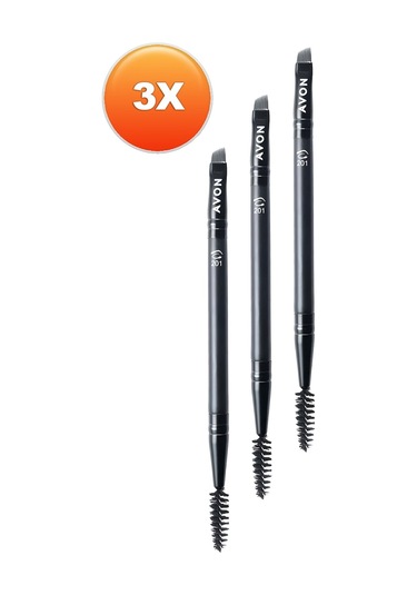 Avon Çift Taraflı Kaş Fırçası Üçlü Set
