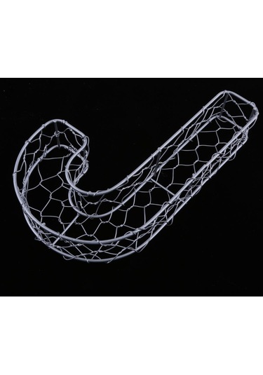 Suntek Magideal Alfabe Demir Tel Çelenk Çerçeve Etli Saksı Metal J