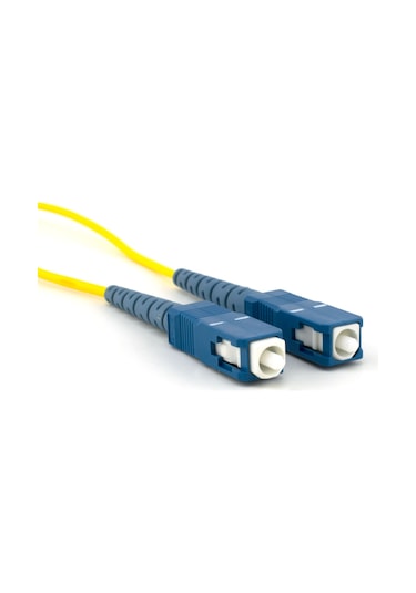 Fiber Optik Patch Kablo 10 Metre Sc-sc 9/125 Singlemod (EV-OFİS internet bağlantısı için uygundur.)