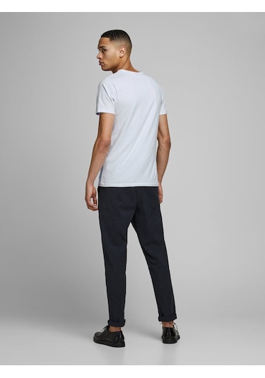 Jack & Jones Jack Jones Basic O-Neck Tee S/S Noos Erkek Beyaz Tshirt 12058529- Beyaz