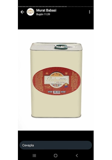 Süzme Çiçek Balı 5 Kg Kova / Teneke