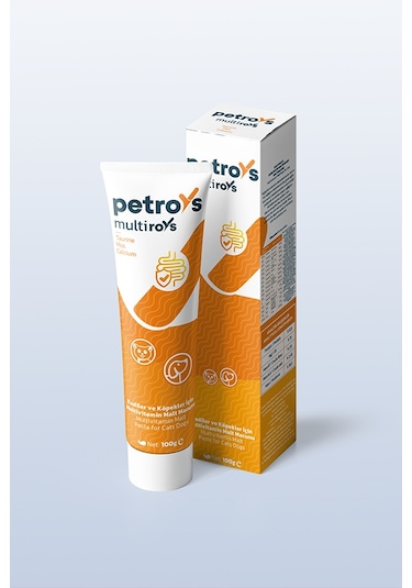 Petroys Multiroys Kedi ve Köpekler İçin Multivitamin Malt Macun 100 G