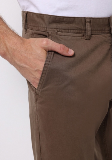 Colins Regular Fit Orta Bel Düz Paça Erkek Kahverengi Pantolon Cl1049750 Q1.v2 Dcm Dark Camel