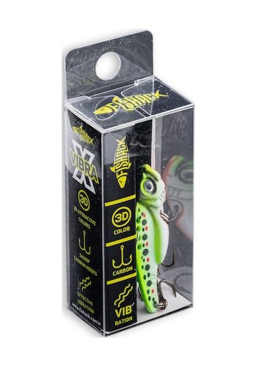 Vibrasyon Yem - Lrf/spin Jig - Fishack Vibrax - 7g 40mm - Fire Gill - Uv Boyalı