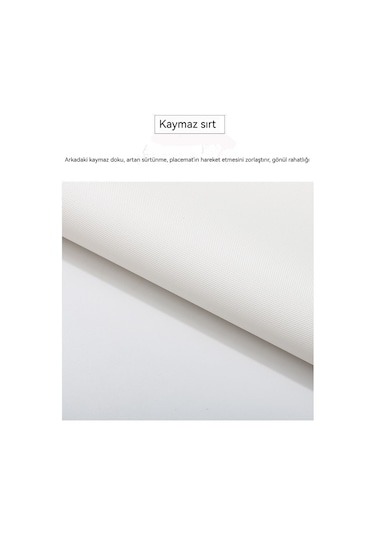 Siyah Beyaz Desen Oval Deri Masa Kase Mat Bardak Altlığı 004 Beyaz - Siyah