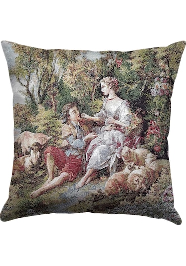 K7-Dokuma Goblen Kırlent Kılıfı