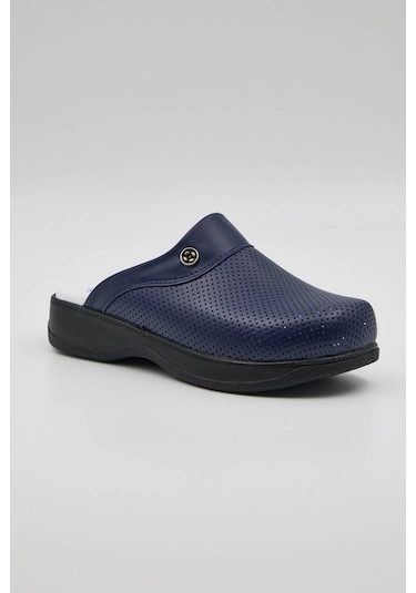 Terz-0052 Quicksteps Professional Kadın Anatomik Ve Comfort Sabo Terlik Lacivert