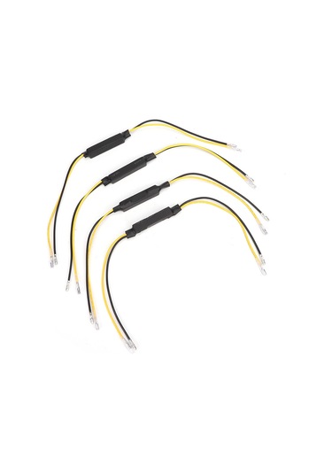 Springsun 12v-24v 20w Motosiklet Led Dekoder, Led Lambalar Yükleyince İşaret Işıkları Hızlı Yanma Sorunu Çözücü, 4 Adet Paket