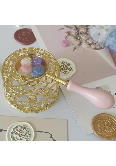 Suntek Balmumu Mühür Kiti Hafif Zanaatlar Isıtıcısı Altın