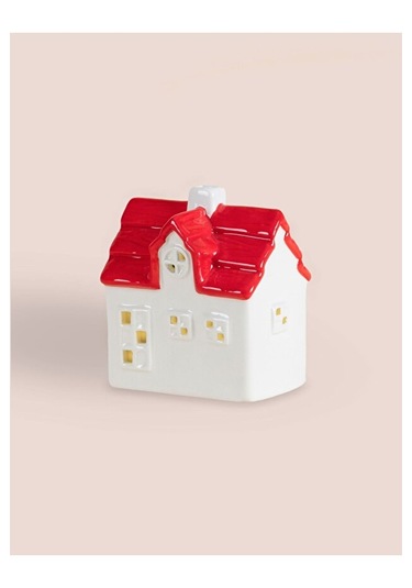 Dekoratif Led Işıklı Yılbaşı Evi 10x7x12 Cm Yılbaşı