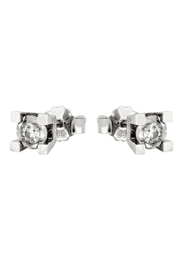 0.20 Ct Pırlanta Tektaş Küpe
