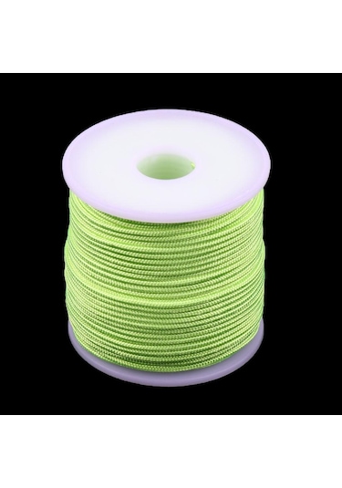 Dolıty 2mm 50 M Paracord Paraşüt Halat Kordon Açık Kamp Yeşil