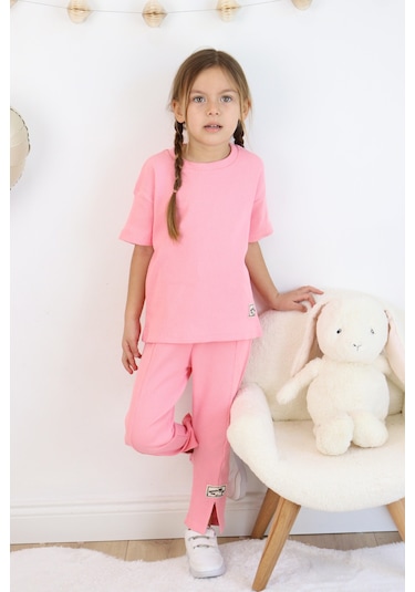 Miababy Paça Yırtıklı Takım Gül Kurusu