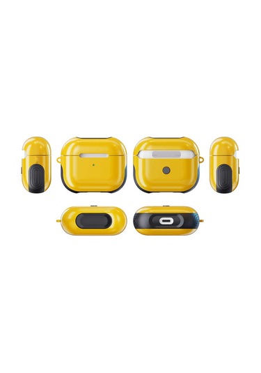 Noktaks - Airpods 3. Nesil Uyumlu - Kılıf Darbelere Karşı Dayanıklı Shockproof Silikon Kılıf - Pembe - T19612 Pembe