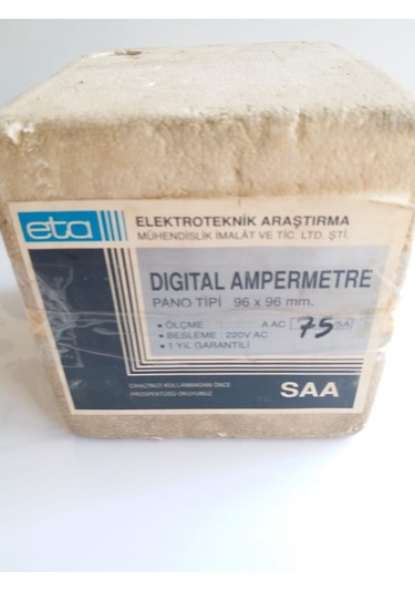 DİJİTAL96X96 0-75A AMPERMETRE