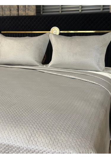 Nivemeshome Yatak Ötüsü Çift Kişilik 240x260 Gri Toskana Gri