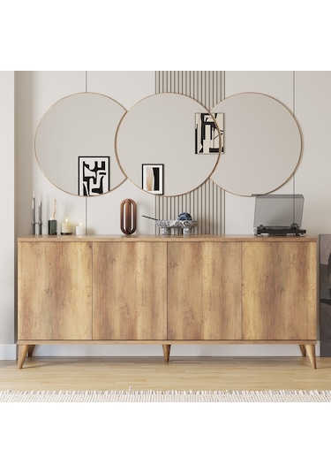 Sephia Yemek Odası Konsol - Oslo Ceviz 182x85x50 Ceviz
