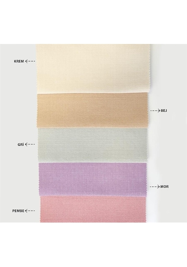 2'li Keten Görünümlü Kırlent Kılıfı Siyah-1902 - Siyah