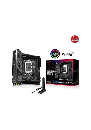 Asus Rog Strıx B860-ı Gamıng Wıfı7 Ddr5 Hdmı-dp Thunderbolt4 Pcıe 5.0 1851p Mıtx