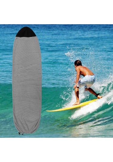 Suntek Snowboard Için Sörf Tahtası Çorap Örtüsü 230cmx50cm-siyah 230cmx50cm Siyah