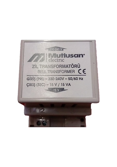 15 Volt 15 Watt Zil Trafosu N11.427