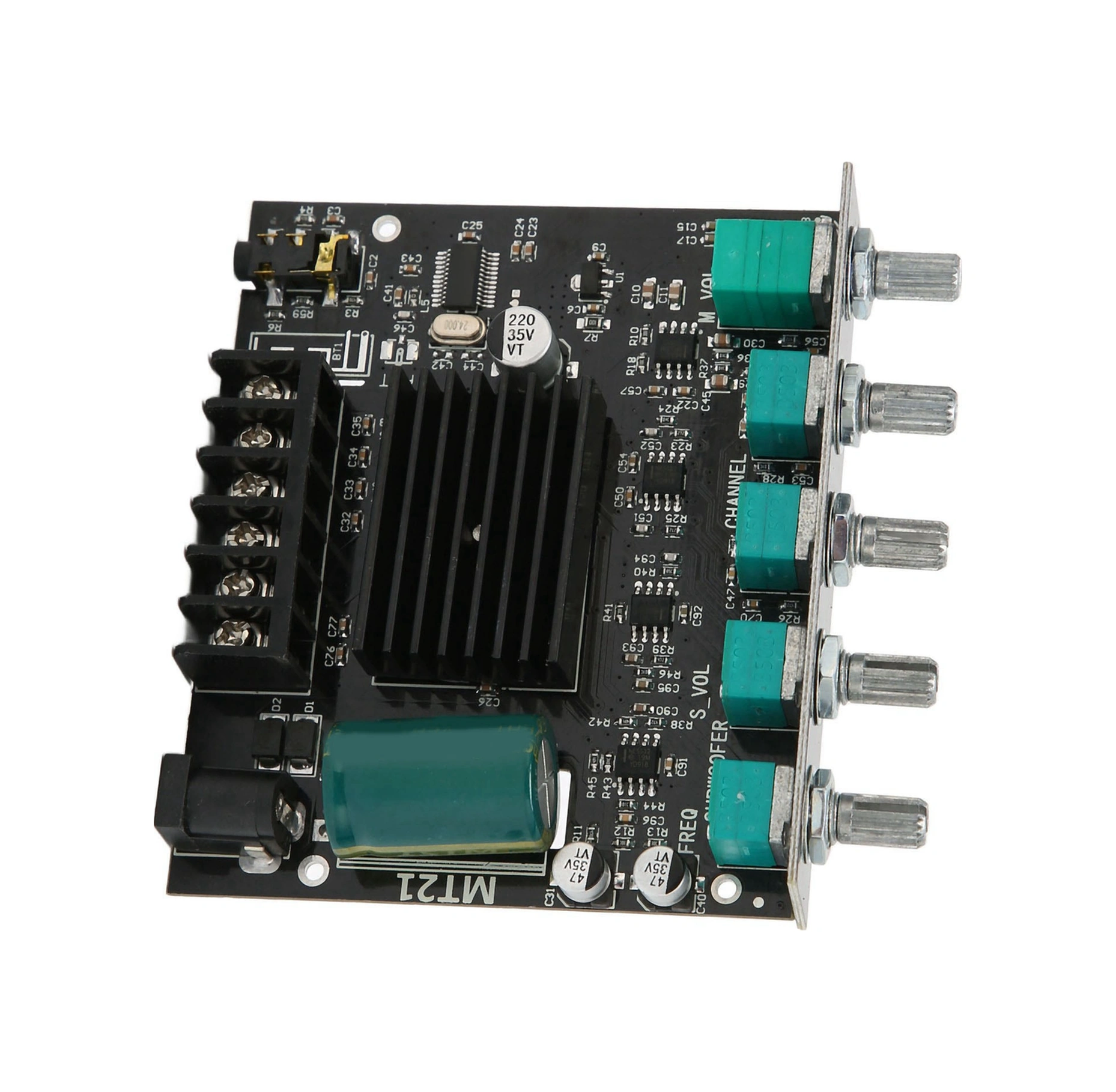 Shineyee 2.1 Kanal Bt 5.0 Güçlü Ses Amfi Kartı - 50w+50w+100w, Aux Girişi, Alçak Tiz Ayarı, Aşırı Akım Korumalı, 4-8ω Hoparlör Uyumlu