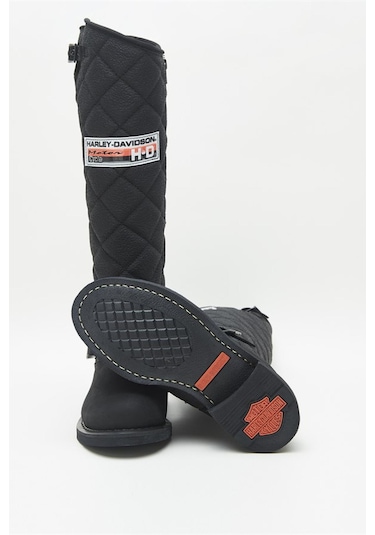 Harley Davidson Bayan Çizme 025G100074 Black Nubuk