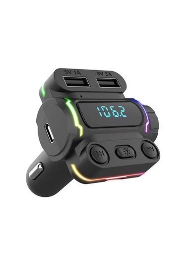 P7 Pd20w Qc3.0 Çift Hızlı Şarj Araba Mp3 Çalar Fm Verici Renk Kutusu