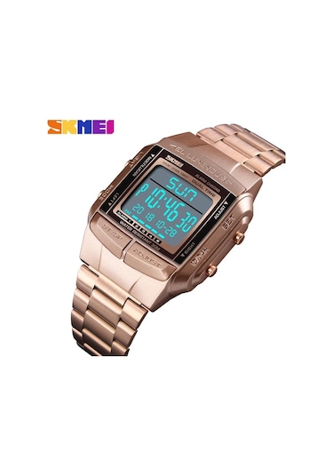 Gümüş Skmeı Spor Saat Erkekler Dijital Saat Elektronik Erkek Saatler Top Marka Lüks Su Geçirmez Erkek Izle